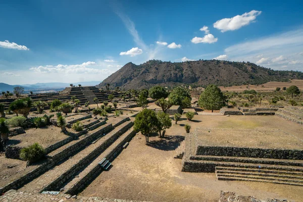 Cantona Puebla México Sitio Arqueológico Mesoamericano Con Pocos Visitantes — Foto de Stock