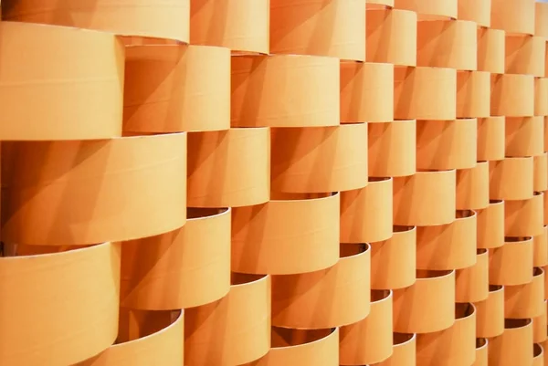paper can brown color  creating abstract geometric wall backgrou