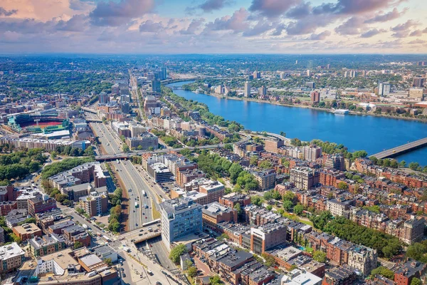 보스턴 지구의 역사적 중심지 — 스톡 사진