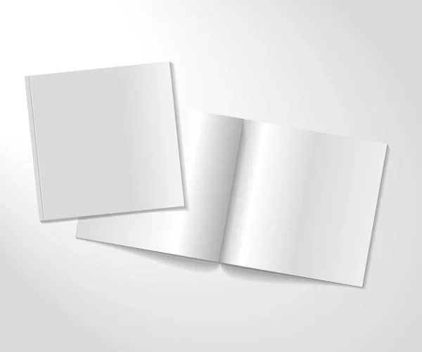 Mockup dergisi kapağı ve sayfa çeşitli yayınların düzenini göstermek için yayıldı