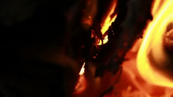 Static Medium Close Shallow Depth Field Shot Piece Burning