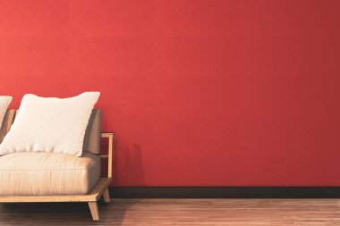 Lush Lava wall background, Ryokan room japanese with wooden arm 
