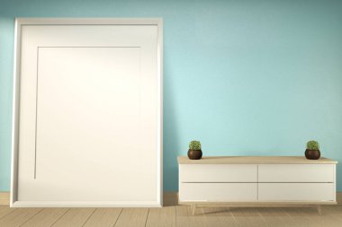 Nane oda modern tropikal tarzı TV raf-boş oda Interio