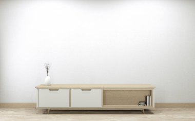 Akıllı TV kabin tasarımı, en az beyaz oda arka Grou