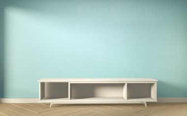 Nane oda modern tropikal tarzı TV raf-boş oda Interio