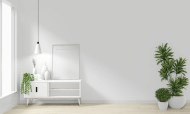 Modern zen tasarımı üzerine en az Japon tasarımı olan dolap ahşabı.