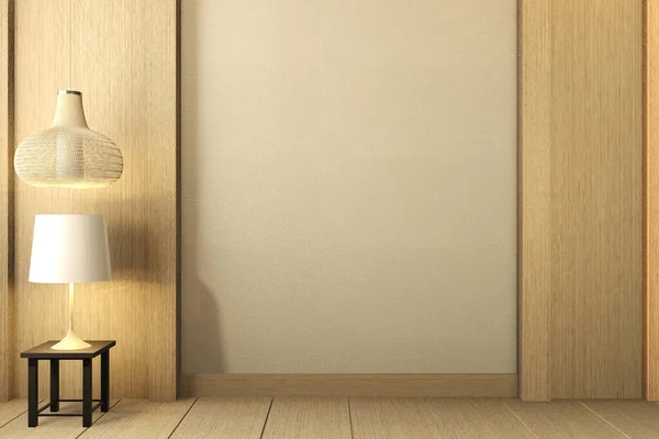 Japanese Empty room wood on wooden floor japanese interior desig — Stock Photo, Image