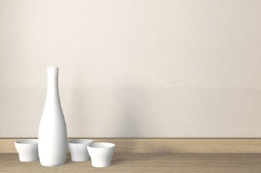 İç mekan posteri, masa başı televizyonunun ahşap şeklini alıyor. 3B görüntüleme