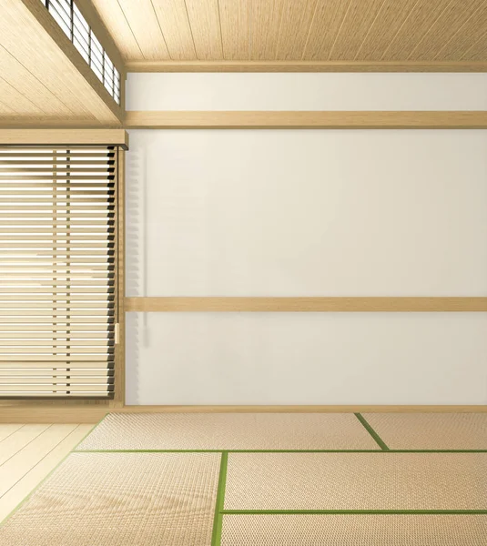 Rumsinteriör Tropisk Stil Japansk Stil Rendering — Stockfoto