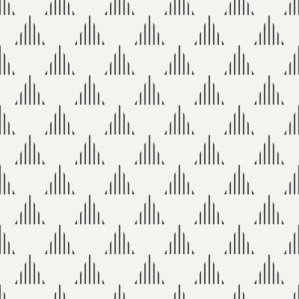 Геометрическая линия монохромной абстрактной хипстерской бесшовной картины с треугольником. Оберточная бумага. Бумага для альбомов. Тилинг. Векторная иллюстрация. Фон. Графическая текстура для Вашего дизайна, обои . — стоковый вектор