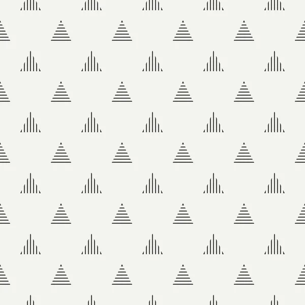 Geometric line monochrome abstract hipster seamless pattern with triangle. Wrapping paper. Scrapbook paper. Tiling. Vector illustration. Background. Graphic texture for your design, wallpaper. — Stock Vector