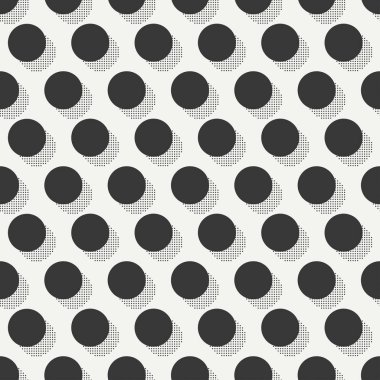 Retro memphis geometrik çizgi kesintisiz desenleri şekillendiriyor. Hippi moda 80-90'lı yılların. Soyut karmakarışık dokular. Siyah ve beyaz. Daire, yuvarlak, nokta. Memphis tarzı için yazdırma, Web sitesi, tasarımı, afişi.