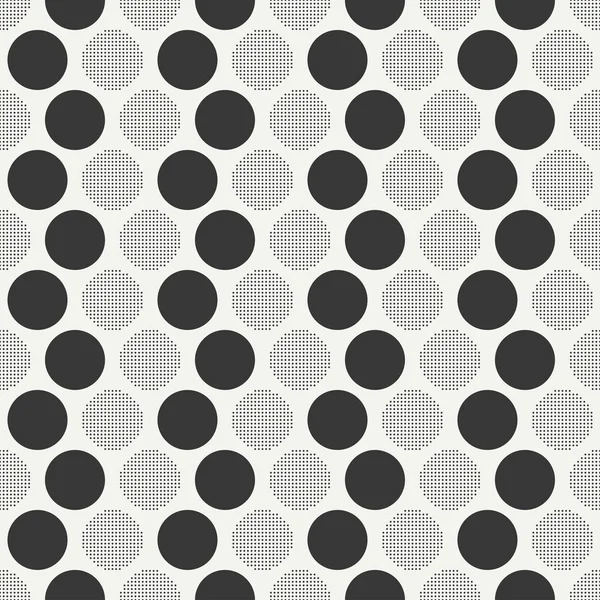 Ligne géométrique memphis rétro forme des motifs sans couture. Mode hippie 80-90. Textures confuses abstraites. Noir et blanc. Cercle, rond, point. Style Memphis pour l'impression, site web, design, affiche . — Image vectorielle