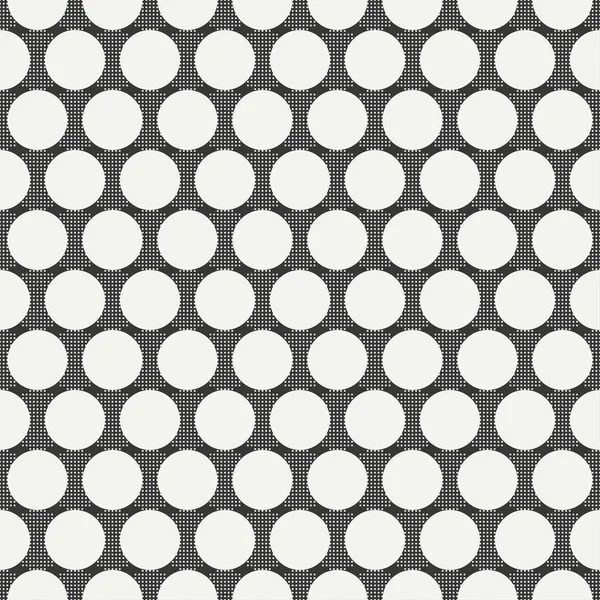 Linee geometriche retrò memphis forme senza soluzione di continuità. Moda hipster 80-90. Texture astratte mischiate. Bianco e nero. Cerchio, cerchio, punto. Stile Memphis per la stampa, sito web, design, poster . — Vettoriale Stock