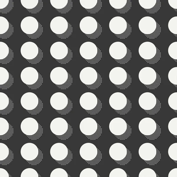 复古孟菲斯几何线形状无缝模式。时髦时尚 80-90 年代。抽象的杂乱纹理。黑色和白色。圆，圆点。印刷、 网站、 设计、 海报孟菲斯风格. — 图库矢量图片