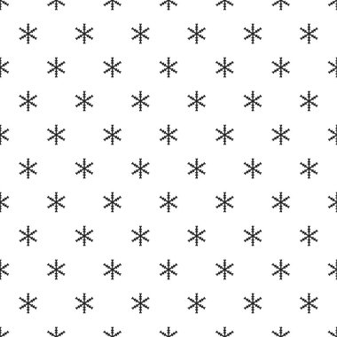 Noel Yılbaşı kar taneleri ile seamless modeli. Tatil arka plan. Kar taneleri. Xmas Kış moda dekorasyon. Festival doku. El vektör çizim çekilmiş. Kar desen. Hediye kağıt ambalaj.