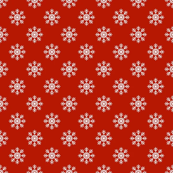 Christmas New Year seamless pattern with snowflakes. Holiday background. Snowflakes. Xmas winter trendy decoration. Festive texture. Hand drawn vector illustration. Snow pattern. Wrapping gift paper. — Stock Vector