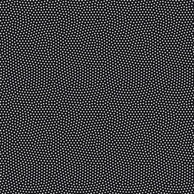 Küçük siyah daireleri olan kusursuz bir desen. Minimalist noktalar. Siyah ve beyaz vektör dokusu.