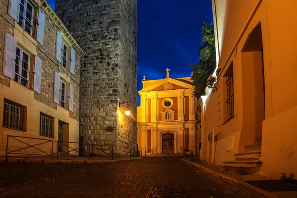 Antibes, French Riviera, France: Church of the Immaculate Conception — Stock Photo, Image