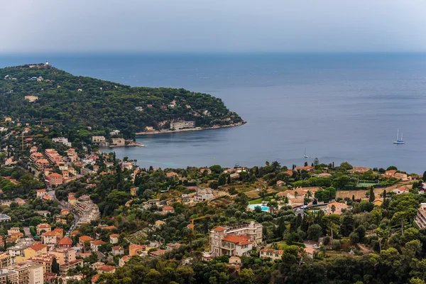 Nice, France: panoramic top view of surrounding hills — Stock fotografie