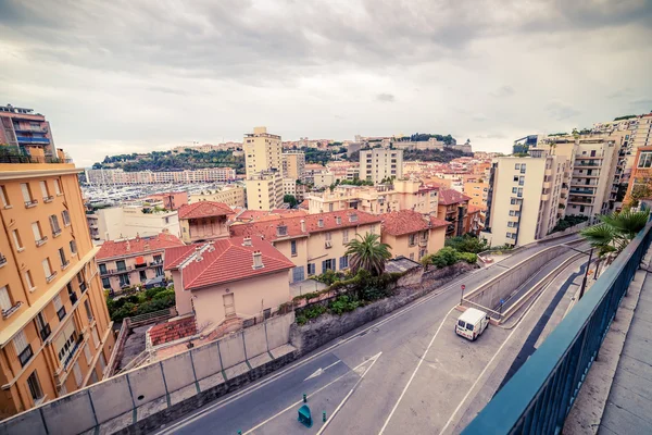 Monaco: bovenaanzicht van de stad — Stockfoto