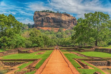 Sri Lanka: Antik aslan Rock kalede Sigiriya