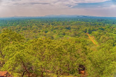 Orman Sigiriya, Sri Lanka: havadan görünümü