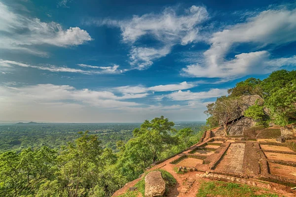 Sri Lanka: Antik aslan Rock kalede Sigiriya — Stok fotoğraf