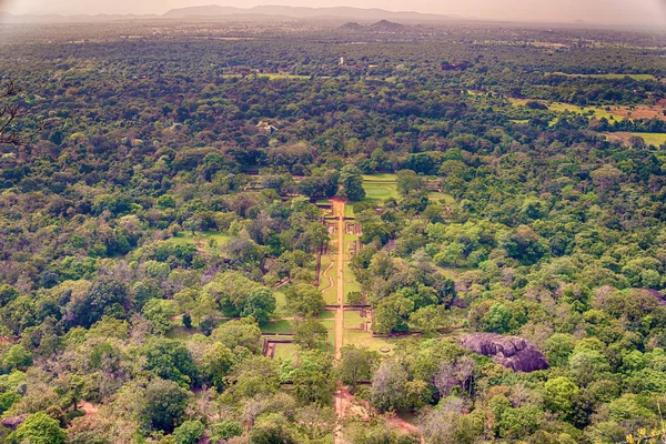 Orman Sigiriya, Sri Lanka: havadan görünümü
