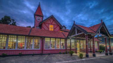 Sri Lanka, Nuwara Eliya: koloni İngiliz posta ofisi gece