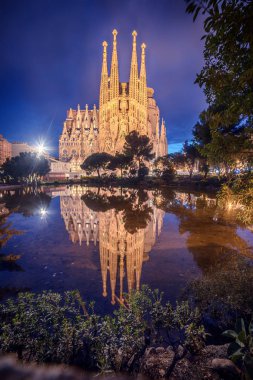 Barcelona, Katalonya, İspanya: Basicila ve Expiatory Kilisesi Kutsal Aile, Sagrada Familia bilinen