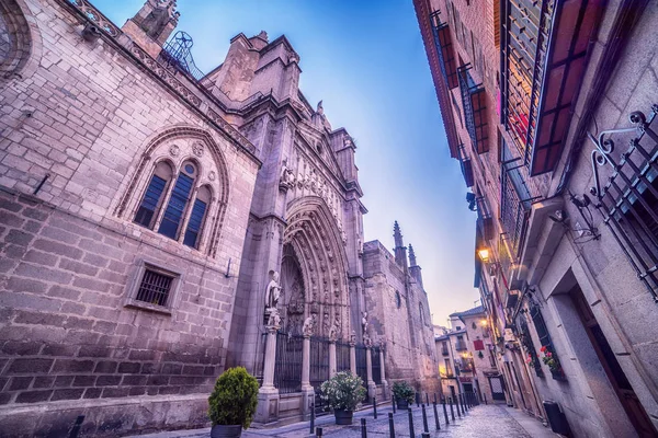 Toledo, spanien: die Altstadt und die Kathedrale — Stockfoto