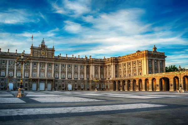 Madrid, Spain: the Royal Palace, Palacio Real de Madrid — Stock Photo, Image