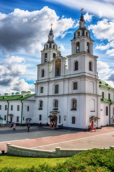 Minsk, Bielorussia: Cattedrale ortodossa dello Spirito Santo — Foto Stock