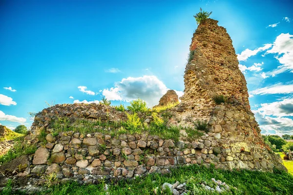 Wit-Rusland: overblijfselen van Kreva, Krewo, Krevo-kasteel — Stockfoto