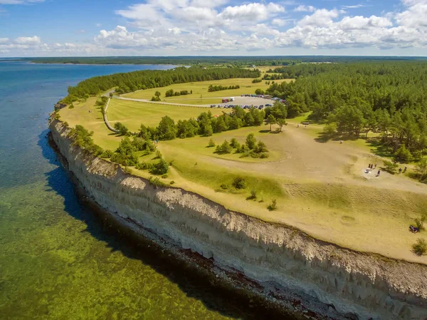 Saarema Island, Estonia: Panga or Mustjala cliff — Stockfoto