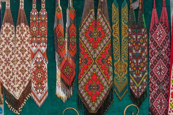 Traditionelle farbenfrohe ukrainische Muster — Stockfoto