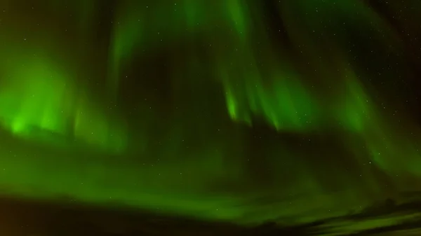 Aurora borealis or northern lights at Tromso, Norway — Stock Photo, Image