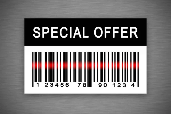 special offer barcode label