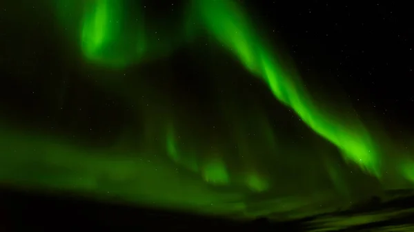 Aurora boreal o auroras boreales, Noruega —  Fotos de Stock