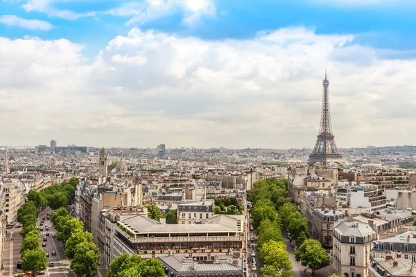 Champs elysees Avenue view, Paris, France — Stock Photo, Image