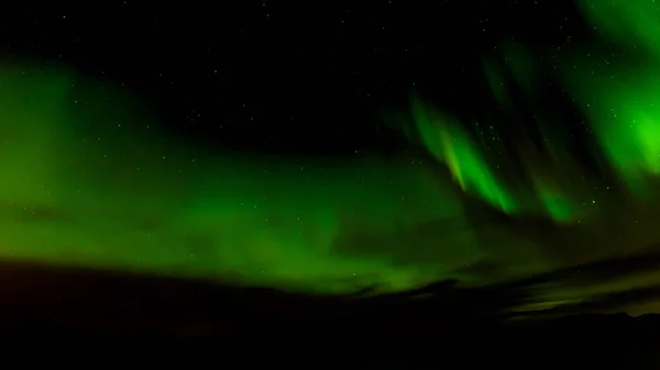 Aurora boreal o auroras boreales, Noruega —  Fotos de Stock