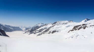 Aletsch Buzulu jungfraujoch, Alpler, İsviçre