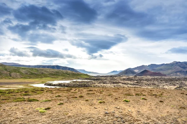 beautiful landscape desert and mountain, Iceland