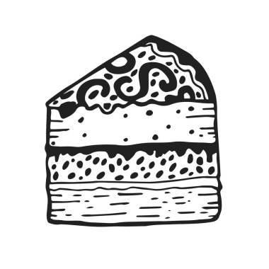 El yapımı kremalı cheesecake parçası..