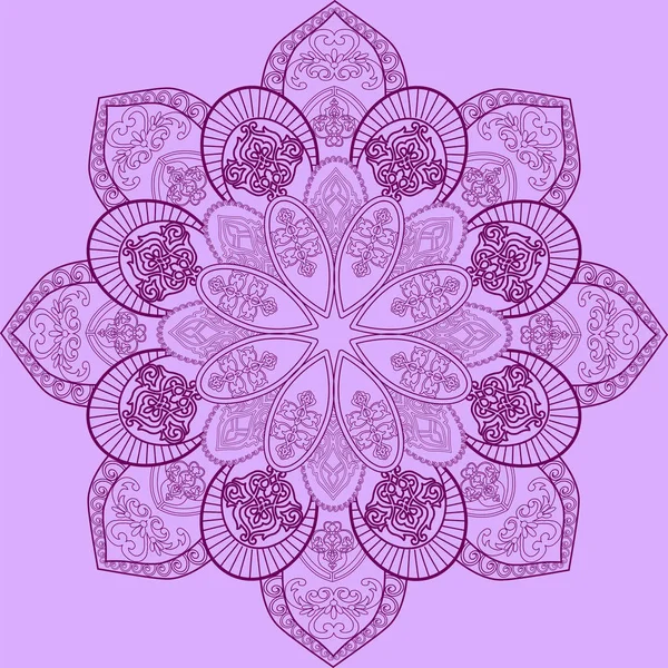        Doğulu ya da doğulu yuvarlak şekillerin güzel kusursuz deseni