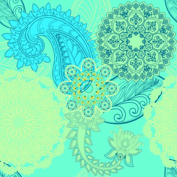         Doğulu süslemelerle tek renkli desenli.