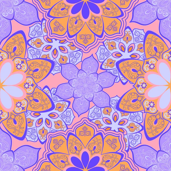          Soyut çiçeklerin parlak renkli bir kombinasyonu