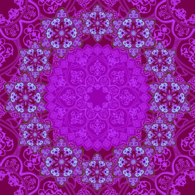         Denizdeki soyut çiçeklerin parlak renkli kombinasyonu