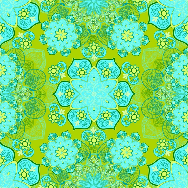          Doğu motifi. Mondala parlak c 'nin yuvarlak süsü